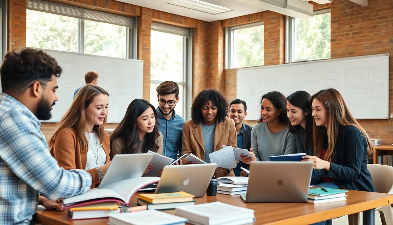 Enhance your exam support strategies with collaborative study sessions among students.