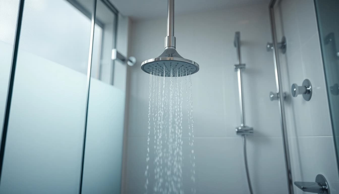 Experience elegant showers with sleek designs and luxurious fixtures in a modern bathroom.