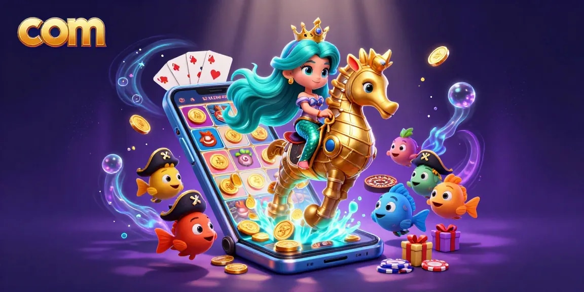 Experience thrilling gaming adventures at com with a vibrant underwater casino scene.