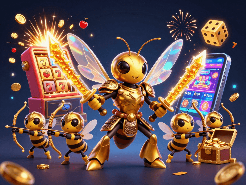 Experience engaging online casino thrills with ao88's vibrant 3D gaming illustration.