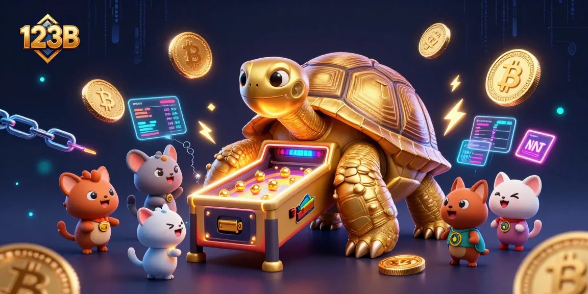 Experience the thrilling game dynamics at 123 B with vibrant, interactive elements and crypto excitement.