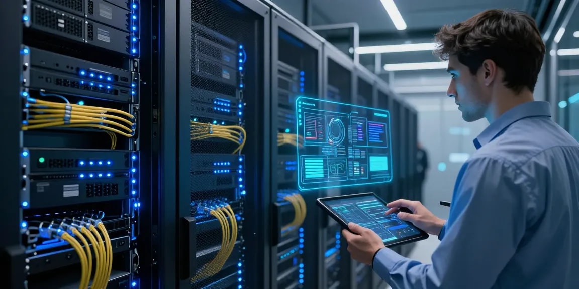 UK IPTV Dashboard: Advanced cloud computing infrastructure with AI technology and cybersecurity protocols ensuring seamless service delivery.