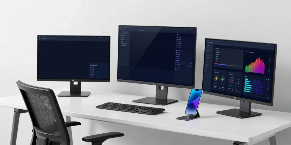 Network VA assessment tools in a modern workspace with advanced technology.