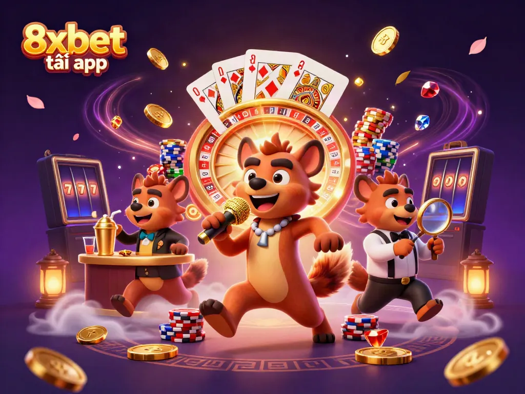 Experience excitement playing with the 8xbet tải app at a lively comedy casino.