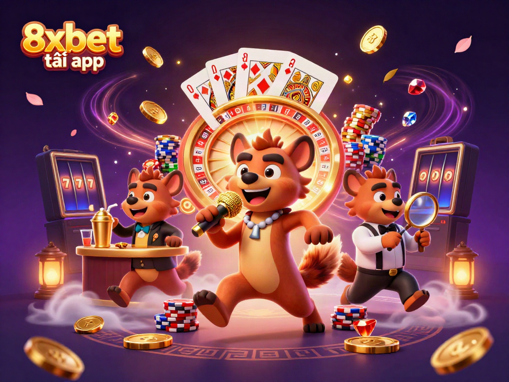 Experience excitement playing with the 8xbet tải app at a lively comedy casino.
