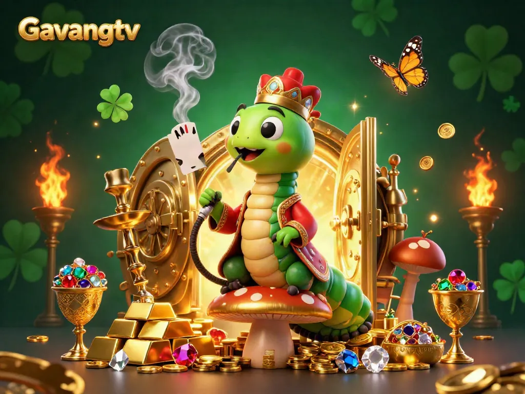 Experience thrilling games at Gavangtv with a vibrant scene of riches and excitement!