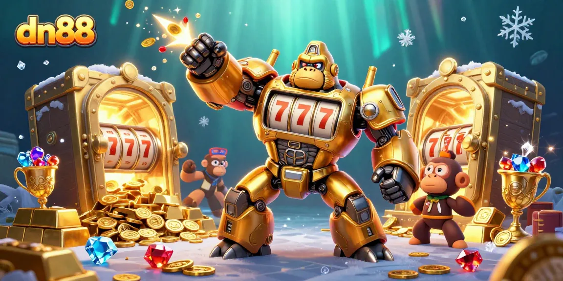 Spin and win with dn88's thrilling slots in a vibrant 3D casino experience.