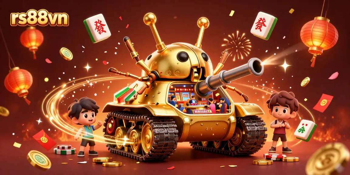 Experience exciting gaming action at rs88vn's vibrant casino tank scene filled with lively elements.