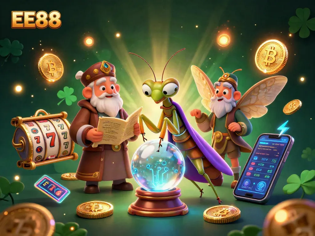 Engage in thrilling betting adventures with EE88 and discover dynamic casino fun from our vibrant 3D illustration.