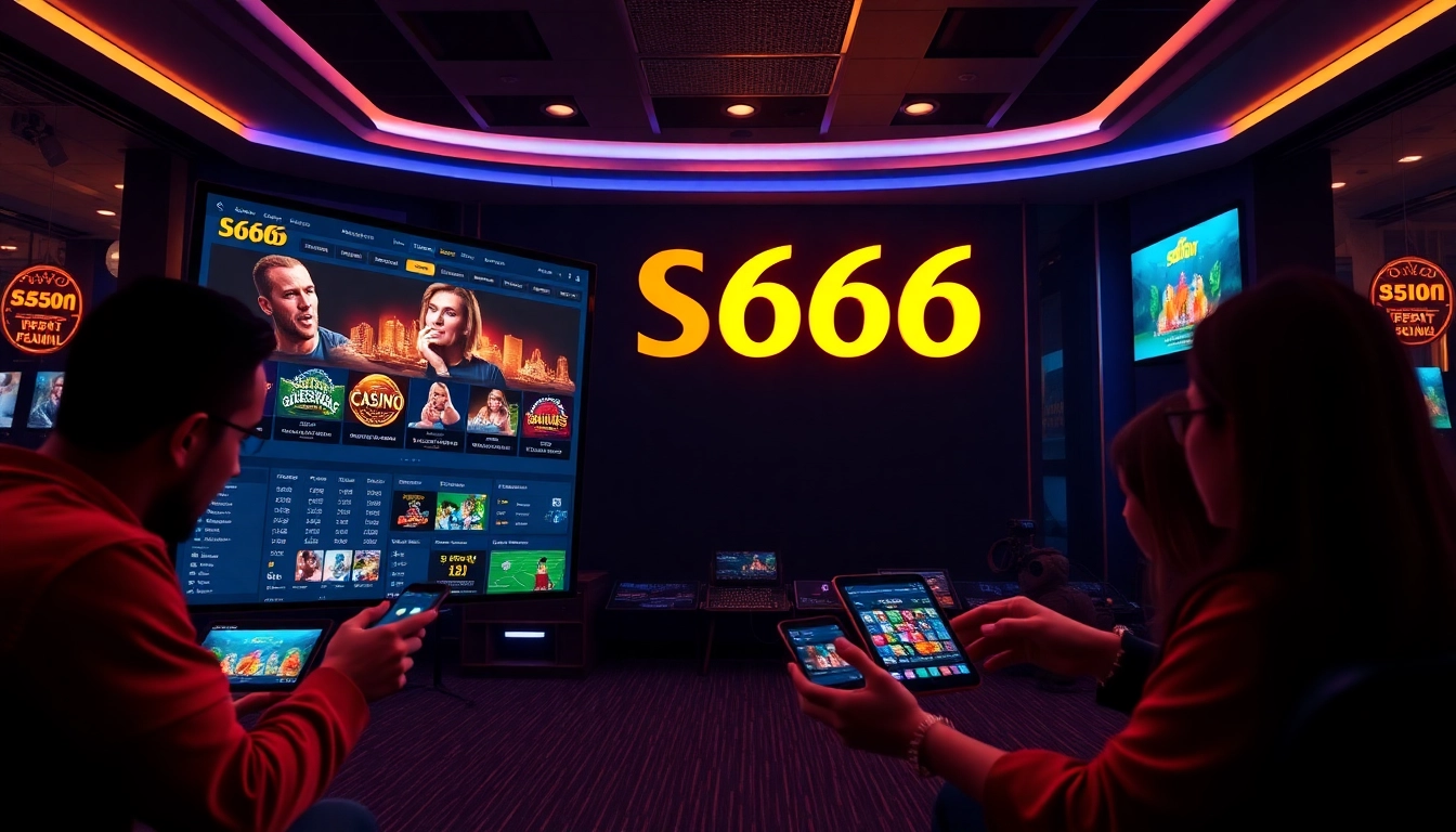 Exciting online betting scene at s666.nyc showcasing diverse players engaging with a user-friendly interface.