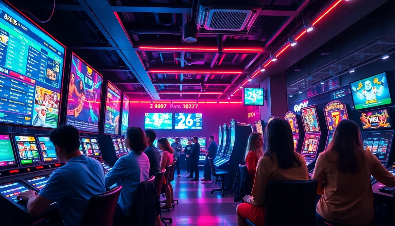 Engaging online gaming experience on bk860s.com showcasing diverse activities and modern technology.