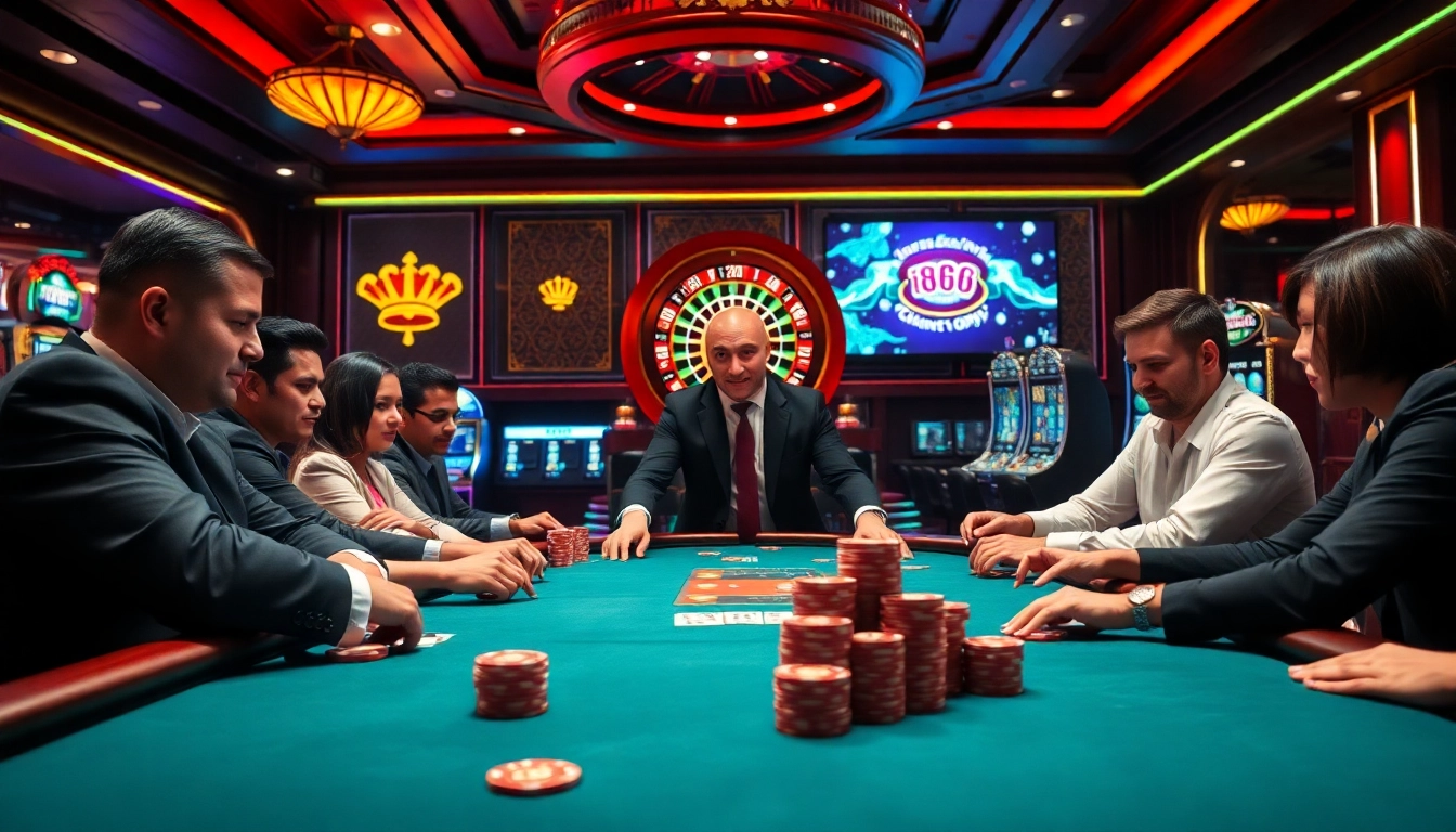 Experience thrilling gameplay at https://lucky88.charity/, where poker chips and cards create excitement.