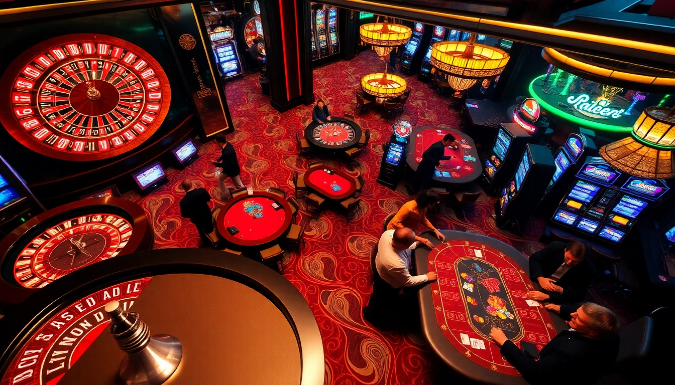Experience the thrill of high-stakes gaming at https://sky88.at/ with vibrant casino tables and exciting slot machines.