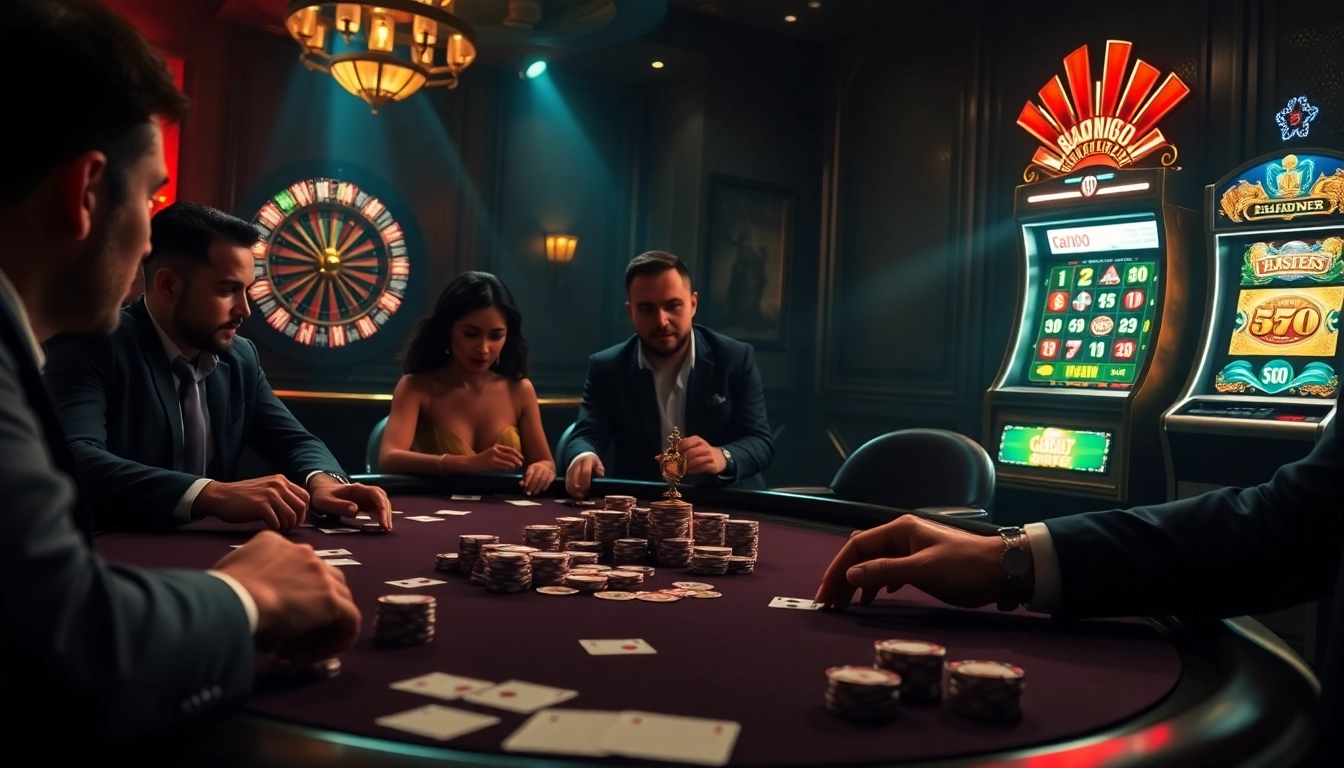Experience thrilling poker gameplay at MMOO's luxurious casino table.