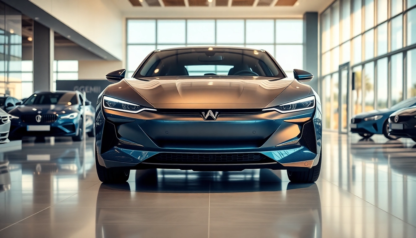 Experience the showcase of Gemini cars in a modern showroom environment with sleek designs.
