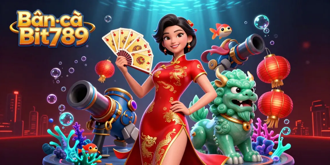 Experience the vibrant underwater adventure of Bắn cá Bit789, featuring dynamic sea creatures and colorful elements.