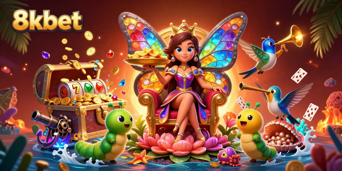 Experience thrilling gameplay at 8xbet with slots and vibrant casino elements.