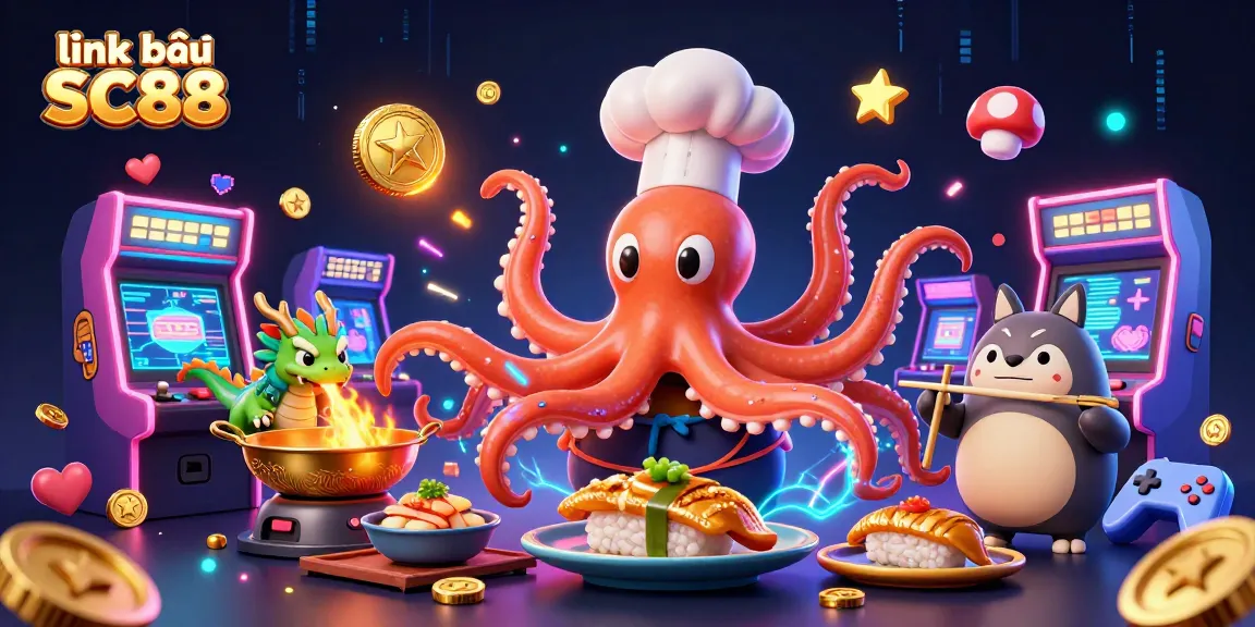 Experience the thrill of link vào SC88 with vibrant characters celebrating casino winnings.
