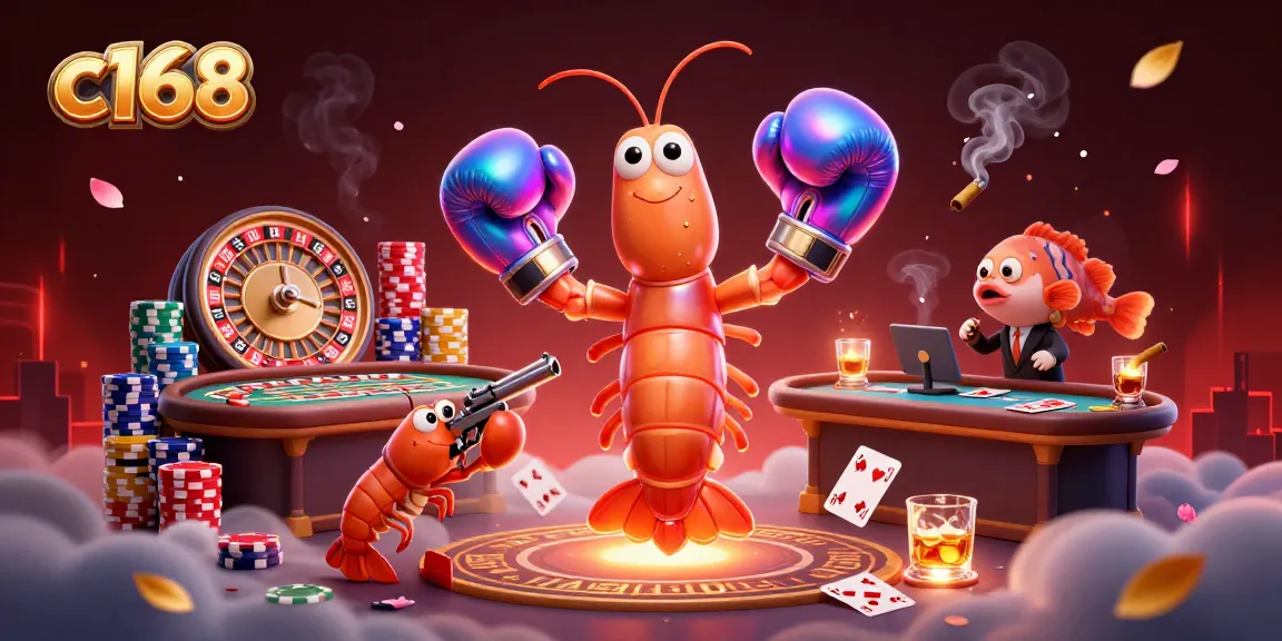 Engage with thrilling live casino action at c168 featuring iridescent shrimps and poker excitement.