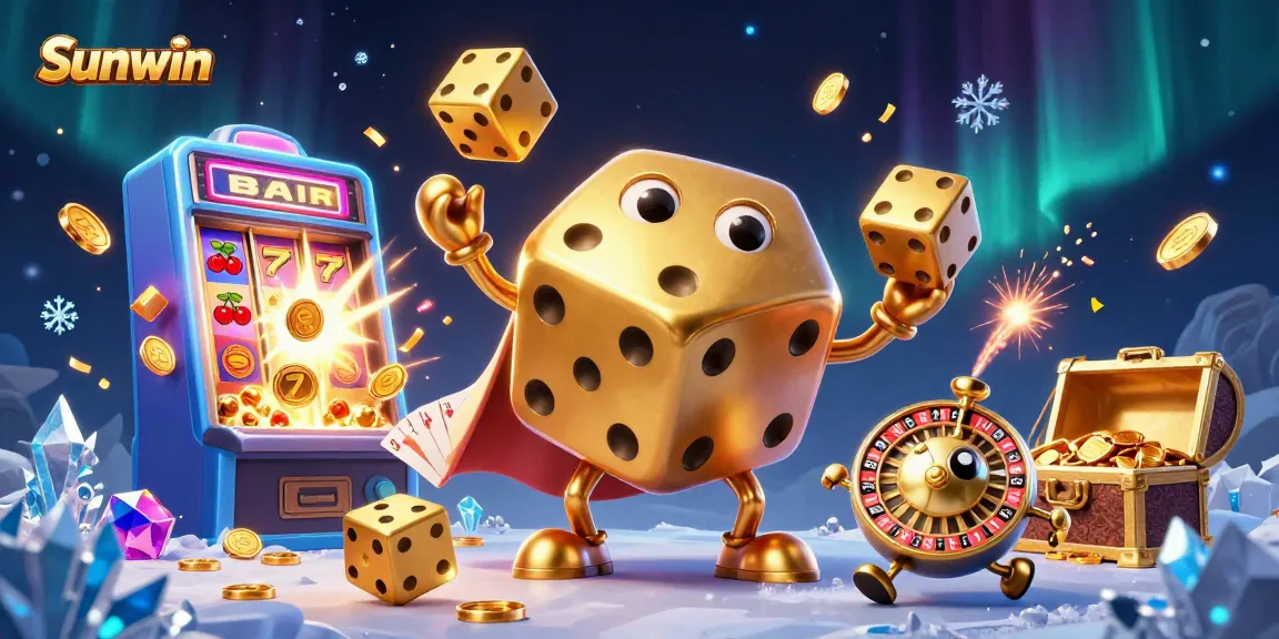 Sunwin offers exciting features like massive golden dice and a slot machine bursting with rewards.