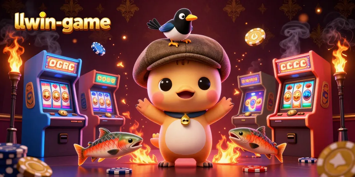 Engage in llwin-game excitement with Nessie and playful casino elements in a rich 3D scene.