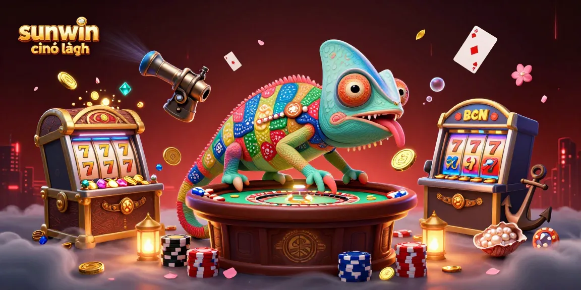 Experience sunwin chính hãng with a vibrant chameleon casino owner and dynamic slot games.